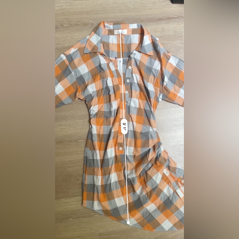 ATOIR sleeve shirt dress. SEND OFFERS - Picture 3 of 15